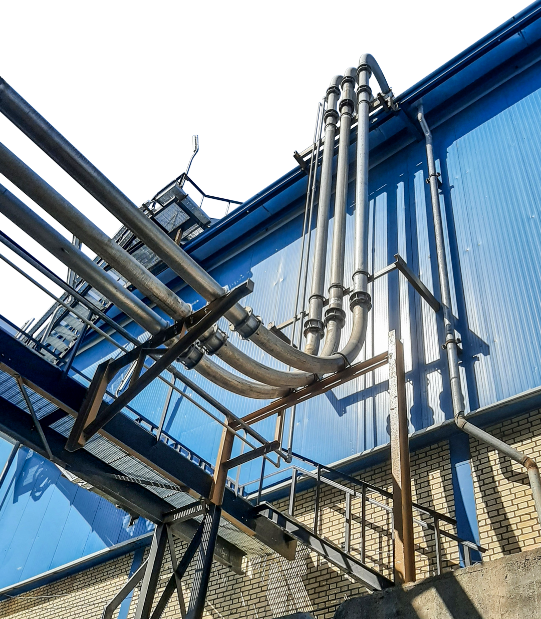 RAPCO pneumatic conveying pipeline routing